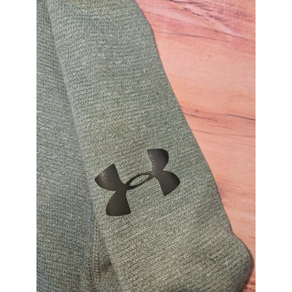 Under Armour Mens HeatGear Long Sleeve T-Shirt Large Olive Green - Picture 7 of 8